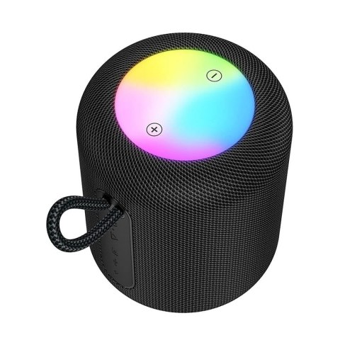 Hoco HOCO HC30 Głośnik Bluetooth 5W RGB LED Czarny Przenośny Hoco HOCO HC30 Głośnik Bluetooth 5W RGB LED Czarny Przenośny