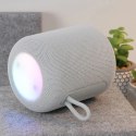 Hoco HOCO HC30 Głośnik Bluetooth 5W RGB LED Szary Przenośny