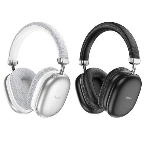 Hoco HOCO Słuchawki Bezprzewodowe Bluetooth W35 Max Srebrne Hoco HOCO Słuchawki Bezprzewodowe Bluetooth W35 Max Srebrne