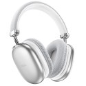 Hoco HOCO Słuchawki Bezprzewodowe Bluetooth W35 Max Srebrne