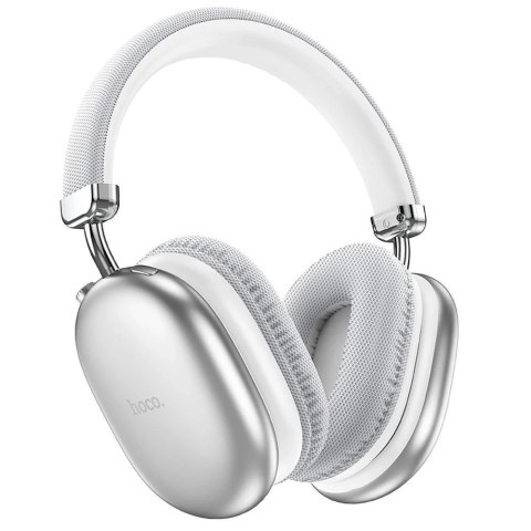 Hoco HOCO Słuchawki Bezprzewodowe Bluetooth W35 Max Srebrne Hoco HOCO Słuchawki Bezprzewodowe Bluetooth W35 Max Srebrne