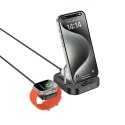 Hoco Ładowarka Indukcyjna 3w1 HOCO CQ16A Apple Watch iPhone Słuchawki