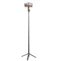 Hoco Selfie stick HOCO K21 z pilotem Bluetooth i statywem 1,37 m
