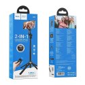 Hoco Selfie stick HOCO K21 z pilotem Bluetooth i statywem 1,37 m