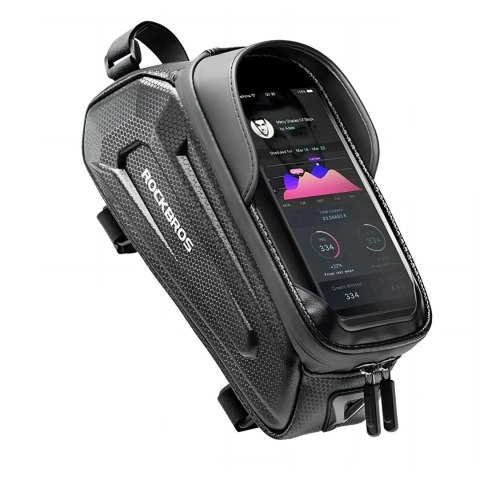 RockBros Sakwa Rockbros B68-1 na ramę z pokrowcem na telefon Czarna RockBros Sakwa Rockbros B68-1 na ramę z pokrowcem na telefon Czarna