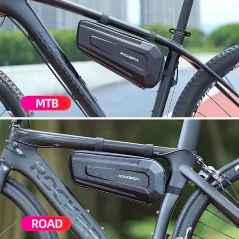 RockBros Torba Rockbros B67 na ramę roweru 2,5L Wodoodporna Czarna RockBros Torba Rockbros B67 na ramę roweru 2,5L Wodoodporna Czarna