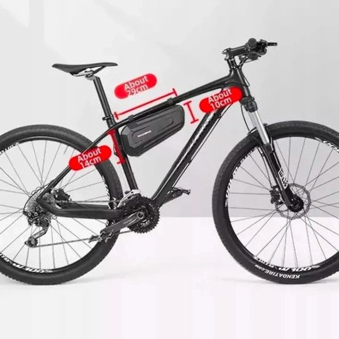 RockBros Torba Rockbros B67 na ramę roweru 2,5L Wodoodporna Czarna RockBros Torba Rockbros B67 na ramę roweru 2,5L Wodoodporna Czarna