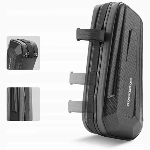 RockBros Torba Rockbros B67 na ramę roweru 2,5L Wodoodporna Czarna RockBros Torba Rockbros B67 na ramę roweru 2,5L Wodoodporna Czarna