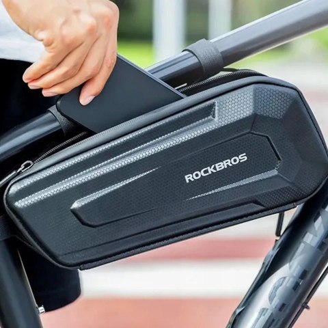 RockBros Torba Rockbros B67 na ramę roweru 2,5L Wodoodporna Czarna RockBros Torba Rockbros B67 na ramę roweru 2,5L Wodoodporna Czarna