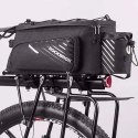 RockBros Torba Rowerowa Rockbros A9-BK Na Bagażnik 12L Czarna Odblaskowa