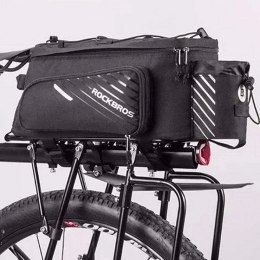 RockBros Torba Rowerowa Rockbros A9-BK Na Bagażnik 12L Czarna Odblaskowa