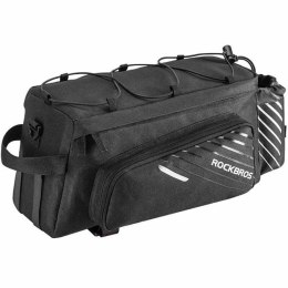 RockBros Torba Rowerowa Rockbros A9-BK Na Bagażnik 12L Czarna Odblaskowa