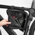 RockBros Torba Rowerowa Rockbros B39-2 Na Ramę 1,5L Wodoodporna Czarna