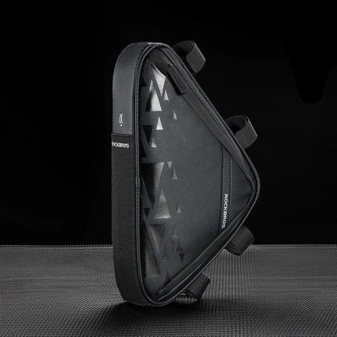 RockBros Torba Rowerowa Rockbros B39-2 Na Ramę 1,5L Wodoodporna Czarna RockBros Torba Rowerowa Rockbros B39-2 Na Ramę 1,5L Wodoodporna Czarna