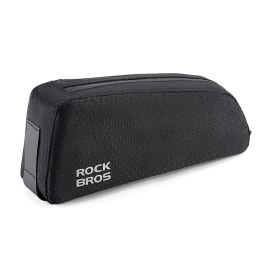 RockBros Torba rowerowa Rockbros 0,9 l wodoodporna na ramę górną rurę - czarna