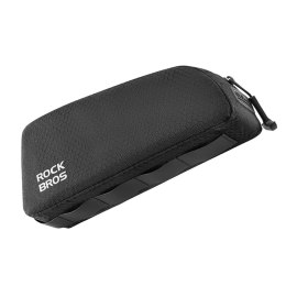 RockBros Torba rowerowa Rockbros 0,9 l wodoodporna na ramę górną rurę - czarna