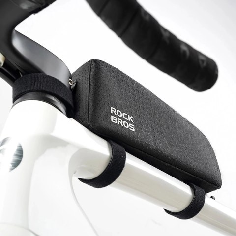 RockBros Torba rowerowa Rockbros 0,9 l wodoodporna na ramę górną rurę - czarna RockBros Torba rowerowa Rockbros 0,9 l wodoodporna na ramę górną rurę - czarna