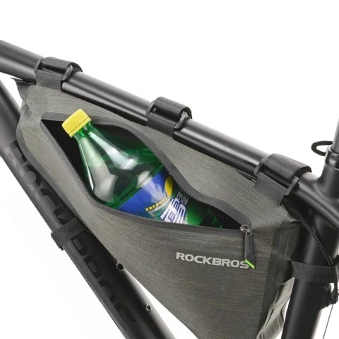 RockBros Torba rowerowa Rockbros AS-017 5L Na Ramę Wodoodporna Zielona RockBros Torba rowerowa Rockbros AS-017 5L Na Ramę Wodoodporna Zielona
