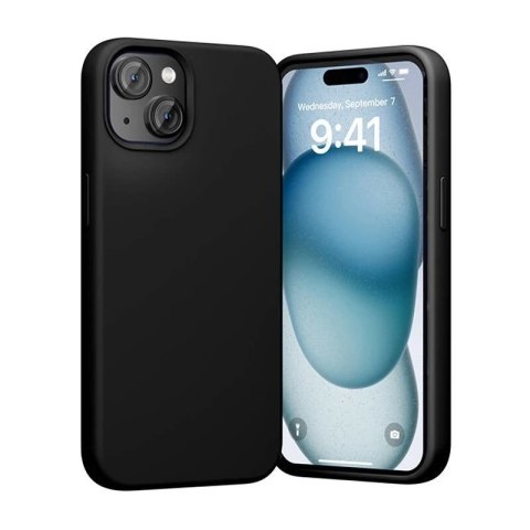 Vention Etui silikonowe Vention KUFB0-10 MagSafe do iPhone 15 czarne Black Vention Etui silikonowe Vention KUFB0-10 MagSafe do iPhone 15 czarne Black