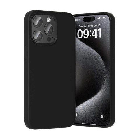Vention Etui silikonowe Vention KUFB0-40 MagSafe do iPhone 15 Pro Max czarne Black Vention Etui silikonowe Vention KUFB0-40 MagSafe do iPhone 15 Pro Max czarne Black