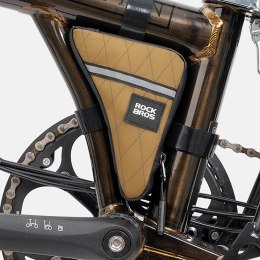 Wildman Torba trójkątna Rockbros 0,3l na ramę rowerową - brązowa