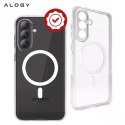 Alogy Etui do Samsung Galaxy A56 / A36 5G obudowa ochronna na telefon Alogy HybridMag™️ Case do MagSafe Przezroczyste