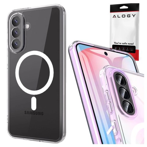 Alogy Etui do Samsung Galaxy A56 / A36 5G obudowa ochronna na telefon Alogy HybridMag™️ Case do MagSafe Przezroczyste Alogy Etui do Samsung Galaxy A56 / A36 5G obudowa ochronna na telefon Alogy HybridMag™️ Case do MagSafe Przezroczyste