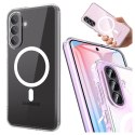 Alogy Etui do Samsung Galaxy A56 / A36 5G obudowa ochronna na telefon Alogy HybridMag™️ Case do MagSafe Przezroczyste