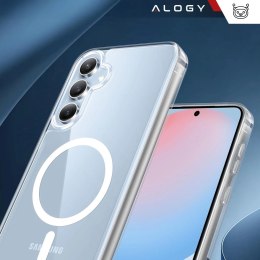 Alogy Etui do Samsung Galaxy S25 obudowa ochronna na telefon Alogy HybridMag™️ Case do MagSafe Przezroczyste