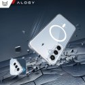 Alogy Etui do Samsung Galaxy S25 obudowa ochronna na telefon Alogy HybridMag™️ Case do MagSafe Przezroczyste