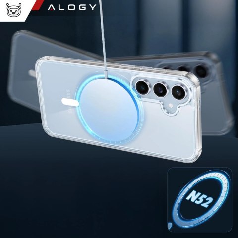 Alogy Etui do Samsung Galaxy S25 obudowa ochronna na telefon Alogy HybridMag™️ Case do MagSafe Przezroczyste Alogy Etui do Samsung Galaxy S25 obudowa ochronna na telefon Alogy HybridMag™️ Case do MagSafe Przezroczyste