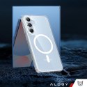 Alogy Etui do Samsung Galaxy S25 obudowa ochronna na telefon Alogy HybridMag™️ Case do MagSafe Przezroczyste