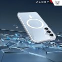 Alogy Etui do Samsung Galaxy S25 obudowa ochronna na telefon Alogy HybridMag™️ Case do MagSafe Przezroczyste