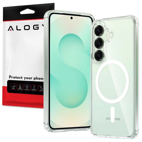 Alogy Etui do Samsung Galaxy S25 obudowa ochronna na telefon Alogy HybridMag™️ Case do MagSafe Przezroczyste Alogy Etui do Samsung Galaxy S25 obudowa ochronna na telefon Alogy HybridMag™️ Case do MagSafe Przezroczyste