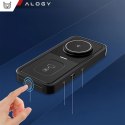 Alogy Ładowarka Indukcyjna Alogy Bezprzewodowa Qi PD QC 3.0 2w1 Szybka do Apple iPhone Airpods Watch Stacja ładująca stojak czarna