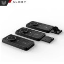 Alogy Ładowarka Indukcyjna Alogy Bezprzewodowa Qi PD QC 3.0 2w1 Szybka do Apple iPhone Airpods Watch Stacja ładująca stojak czarna