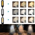 Alogy Lampka Alogy LED nocna na biurko biurkowa do czytania lampa regulowana giętka bezprzewodowa micro USB czarna