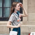 Alogy Wentylator wiatrak wiatraczek ręczny biurkowy Alogy bezprzewodowy przenośny do ręki z uchwytem różowy
