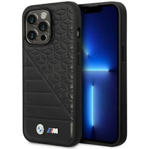 BMW Etui na telefon BMW BMHCP14X22PMGK do Apple iPhone 14 Pro Max 6,7" czarny/black Bi Pattern BMW Etui na telefon BMW BMHCP14X22PMGK do Apple iPhone 14 Pro Max 6,7" czarny/black Bi Pattern