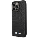 BMW Etui na telefon BMW BMHCP14X22PMGK do Apple iPhone 14 Pro Max 6,7" czarny/black Bi Pattern