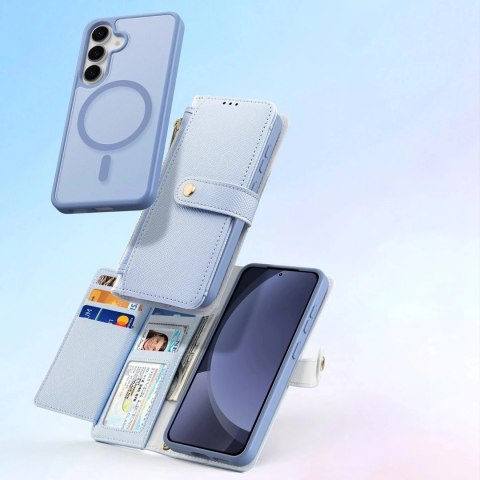 Dux Ducis Etui do Samsung Galaxy S25+ Dux Ducis Lawa Skórzane Niebieskie Dux Ducis Etui do Samsung Galaxy S25+ Dux Ducis Lawa Skórzane Niebieskie