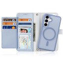 Dux Ducis Etui do Samsung Galaxy S25+ Dux Ducis Lawa Skórzane Niebieskie