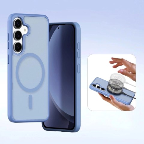 Dux Ducis Etui do Samsung Galaxy S25 Dux Ducis Lawa Skórzane Niebieskie Dux Ducis Etui do Samsung Galaxy S25 Dux Ducis Lawa Skórzane Niebieskie