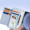 Dux Ducis Etui do Samsung Galaxy S25 Dux Ducis Lawa Skórzane Niebieskie