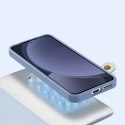 Dux Ducis Etui do Samsung Galaxy S25 Dux Ducis Lawa Skórzane Niebieskie