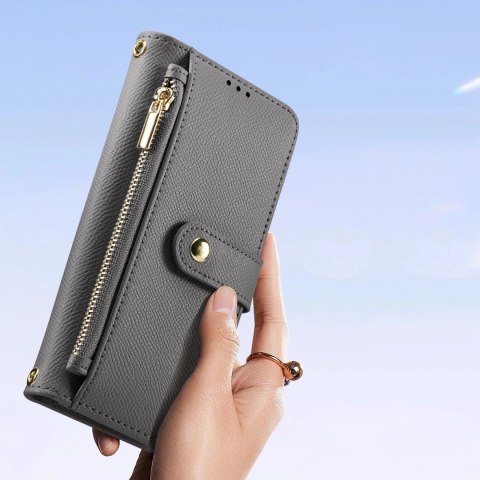 Dux Ducis Etui do Samsung Galaxy S25 Dux Ducis Lawa Skórzane Szare Dux Ducis Etui do Samsung Galaxy S25 Dux Ducis Lawa Skórzane Szare
