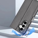 Dux Ducis Etui do Samsung Galaxy S25 Dux Ducis Lawa Skórzane Szare
