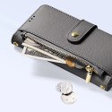 Dux Ducis Etui do Samsung Galaxy S25 Dux Ducis Lawa Skórzane Szare