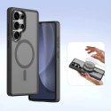 Dux Ducis Etui do Samsung Galaxy S25 Ultra Dux Ducis Lawa Skórzane Czarne