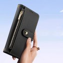 Dux Ducis Etui do iPhone 15 Dux Ducis Lawa Skórzane Portfel MagSafe Czarne